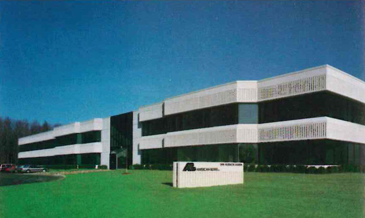 ABI's brand new headquarters pictured in 1988.