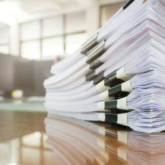 Packets of paper
